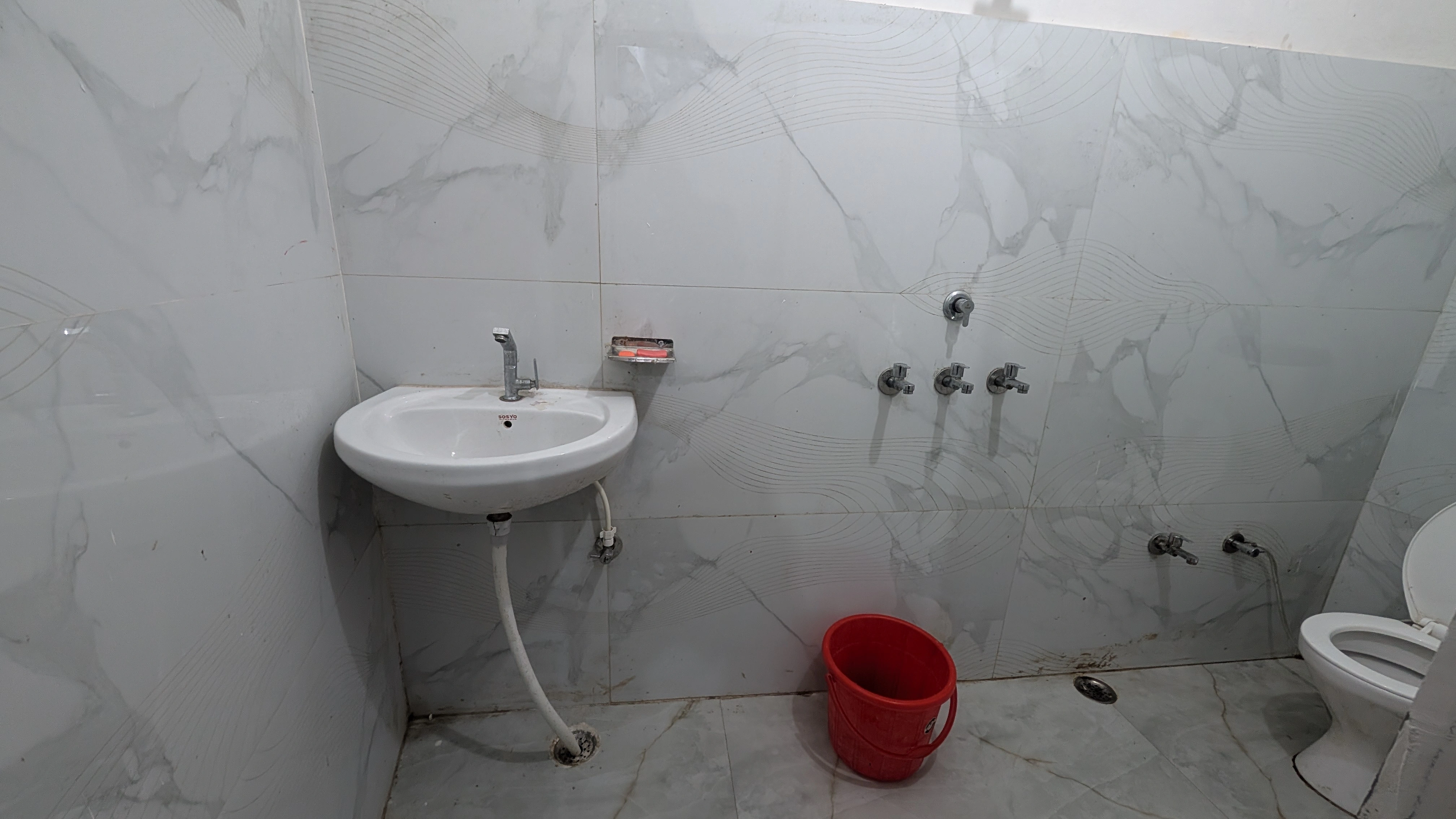 Double Bed Room Bathroom