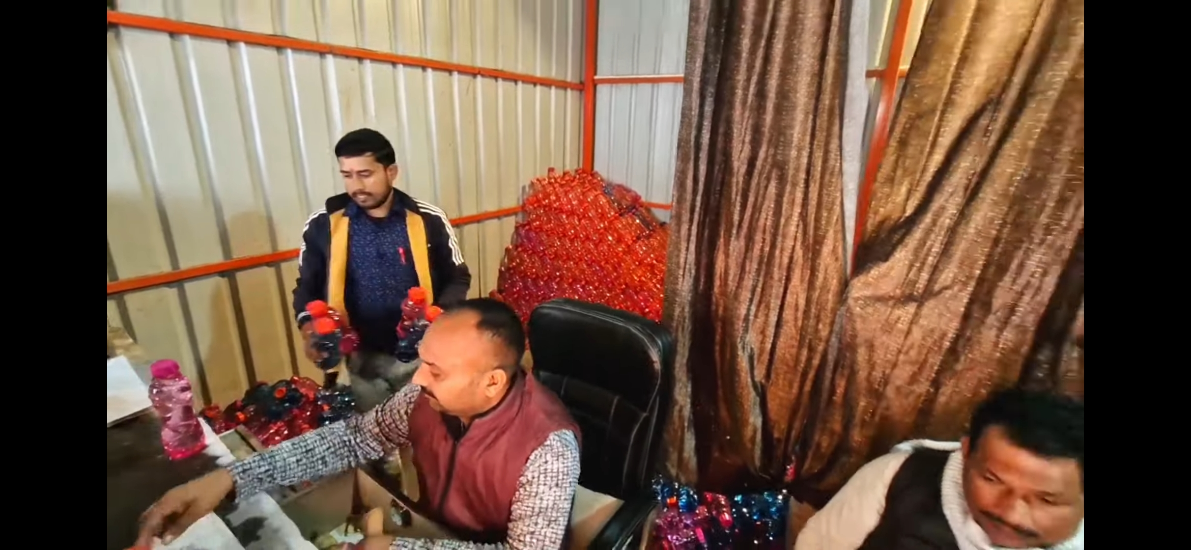 Official Shyam Jal Counter Inside Temple